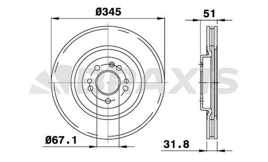 FREN DISKI ON ML-CLASS W163 98>05