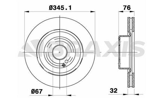 FREN DISKI ON S-CLASS W220 98>03 C215 99>06