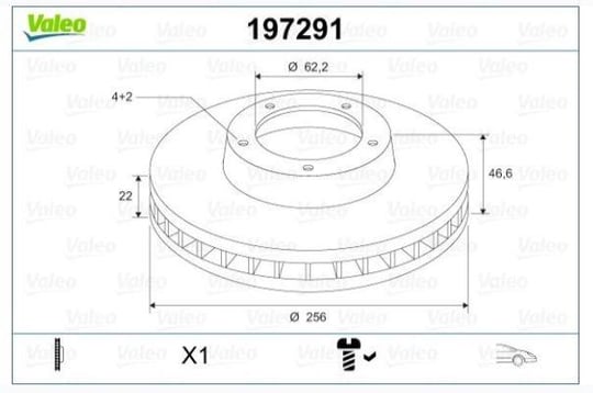FREN DİSKİ ÖN TAKIM HYUNDAI ACCENT ERA 2006-2011;