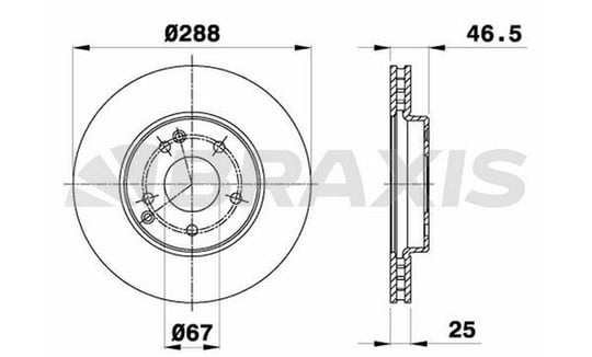 FREN DISKI ON W203 00>07 CL203 03>08 C209 02>09 W210 96>02 R170 96>04