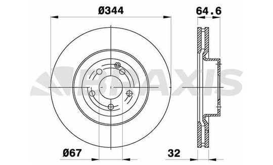 FREN DISKI ON W212 11>15 S212 11>15 C204 11> C207 09>16 A207 14>16