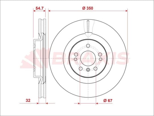 FREN DISKI ON X164 06>12 W164 05>11 W251 05>14