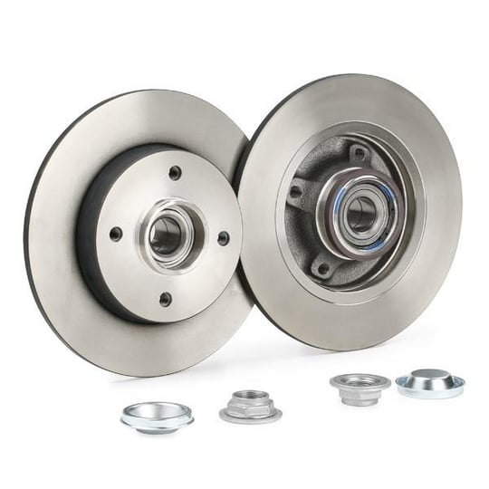 FREN DİSKİ (TAKIM) ARKA RULMANLI PEUGEOT 208 1.4-1.6-1.6HDI 12> 307 1.6-1.4HDI-1.6HDI 00>07 / CITROEN C3 II 1.6 VTI-HDI-1.4HDI 09> C4 1.6-1.6HDI 04>09(249x9x4DL)