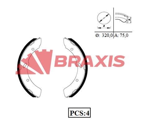 FREN PABUCLU BALATA ON / ARKA MITSUBISHI FUSO CANTER FE444 FE635 FE639 FE839 K6653