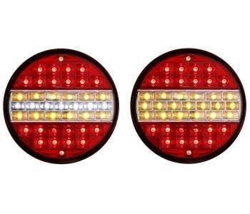 HAMBURGER LED STOP 24V KIRMIZI BEYAZ 720103