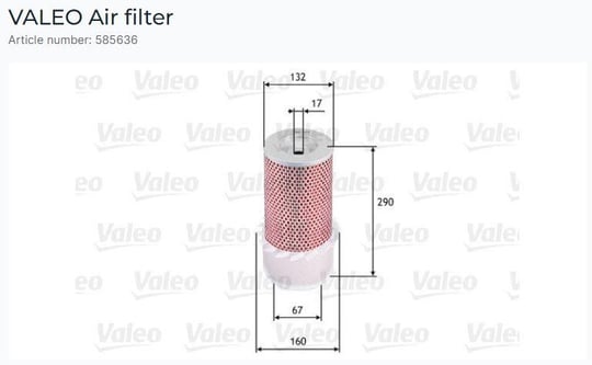HAVA FİLTRESİ MITSUBISHI L 300 2.5 D, GALLOPER 2.5