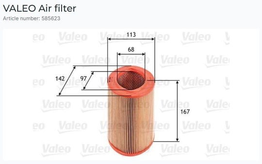 HAVA FİLTRESİ PEUGEOT 106 1.1I, CITROEN SAXO 1.1I