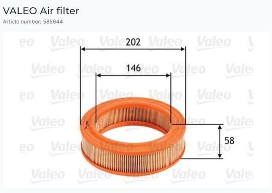 HAVA FİLTRESİ RENAULT R 5 I 1.1, NISSAN MICRA I 1.