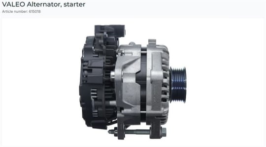IBSG ALTERNATÖR PSA GROUP C3 208 II  1.2 HYBRİD CORSA F FRONTERA 1.2 MHEV IBSG4WXS164