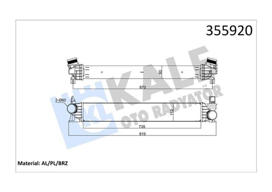 INTERCOOLER CITROEN JUMPER - FIAT DUCATO - PEUGEOT BOXER INTERCOOLER