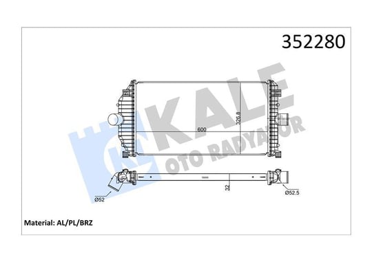 INTERCOOLER ESPACE III LAGUNA I 1.9 DCI 98> 7701045349 6025310508