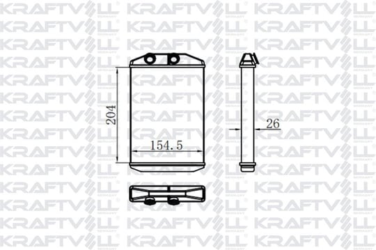 ISITICI RADYATOR NISSAN NV400, OPEL MOVANO B, RENAULT KANGOO, MERCEDES CITAN 415 12>