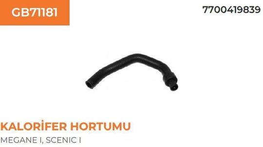 KALORİFER HORTUMU RENAULT MEGANE-SCENIC I 1,4-1,6 