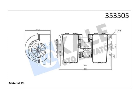 KALORİFER MOTORU DAF DAF CF 65 / CF 75 / CF 85
