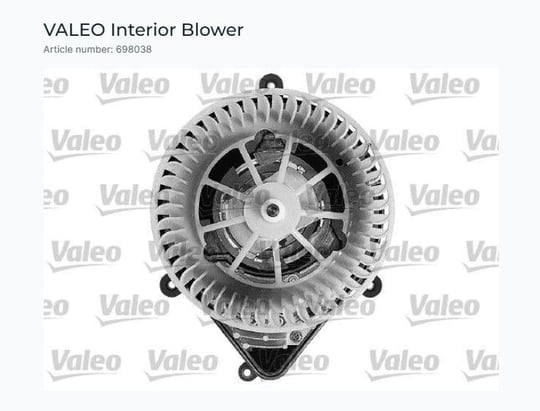 KALORİFER MOTORU PSA XM/605 CAG