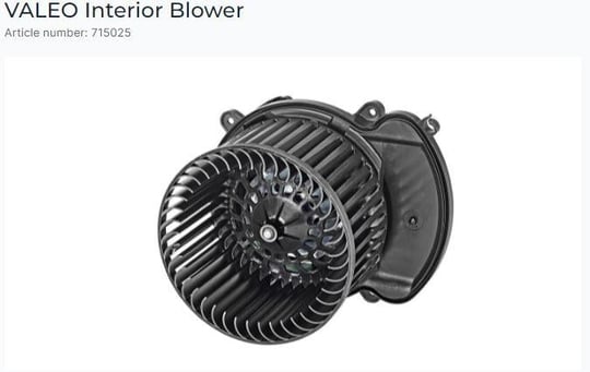 KALORİFER MOTORU RENAULT MEGANE/FLUENCE 2005>