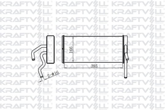 KALORIFER RADYATORU - FORD CARGO / 2530-2535 (AL / BRZ)