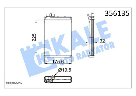 KALORİFER RADYATÖRÜ AUDI A4 A5 Q5 KALORİFER
