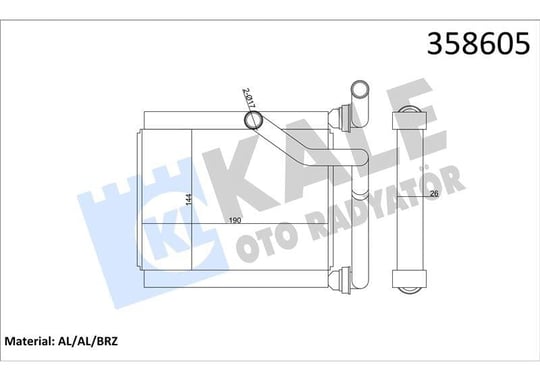 KALORİFER RADYATÖRÜ HONDA JAZZ
