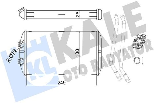 KALORİFER RADYATÖRÜ PEUGEOT 301 - CITROEN C-ELYSEE 1.2VTI 1.6HDI 12=> (APARATLI) (AT/MT) AC/NAC