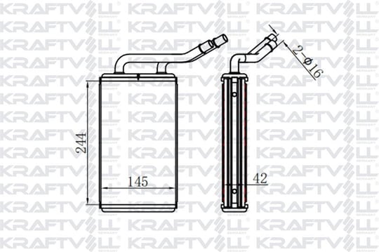 KALORIFER RADYATORU TRANSIT V347 2,2TDCI / 2,4TDCI / 3,2TDCI KLIMASIZ 06 />