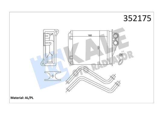 KALORİFER SPRINTER W906 06> 0038359001 A0038359001