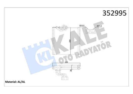KANGOO EVAPORATÖR 7701209856