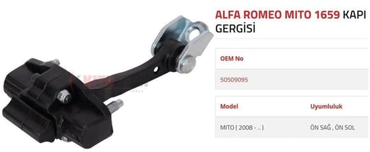 KAPI GERGİSİ ALFA ROMEO MİTO ÖN 2008- >