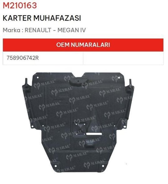 KARTER MUHAFAZASI MEGANE IV