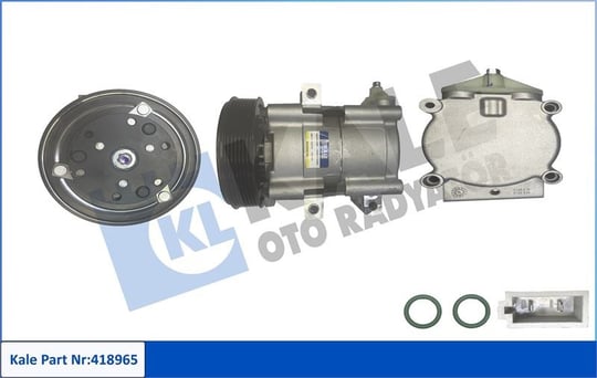 KLİMA KOMPRESÖRÜ FORD MONDEO III 2.0TDCI/TDDI 2.0 16V 2.2.TDCI 00<07 TRANSIT 2.0DI/TDCI 00<06 MAVERICK 3.0 V6 01=> [6PK - V KAYIŞ KASNAĞI] [129mm]