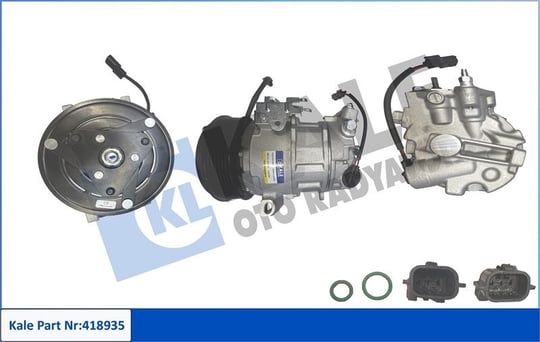 KLİMA KOMPRESÖRÜ RENAULT SCENIC IV GRAND SCENIC IV MEGANE IV KADJAR 1.2/1.3TCE 1.5/1.6DCI 16=> [7PK - V KAYIŞ KASNAĞI] [115mm]