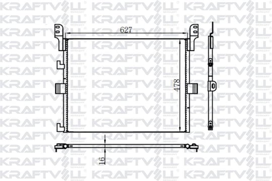KLIMA (KONDENSER) RADYATORU RENAULT TRUCKS MAGNUM / KERAX / PREMIUM2 430/440/450/460 DXI 2004 SONRAS