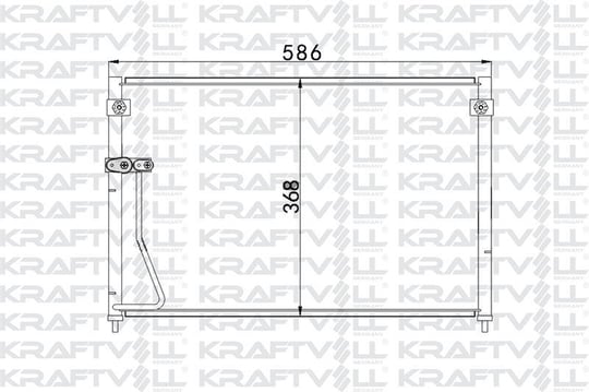 KLIMA RADYATORU  626 V 570×358×18