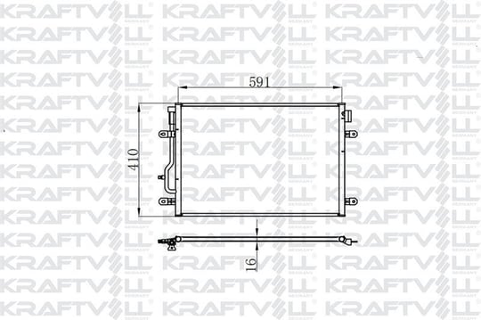 KLIMA RADYATORU A4 A6 1.9 TDI 00>04 ALZ BFB AVB BBJ