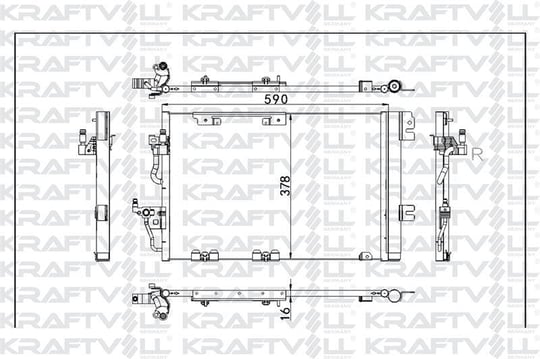 KLIMA RADYATORU ASTRA H ZAFIRA B A16XER