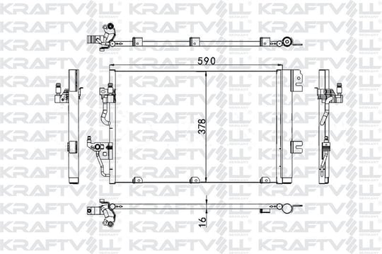 KLIMA RADYATORU ASTRA H ZAFIRA B DUZ VE EASYTRONIC SANZIMAN (590×380×16)