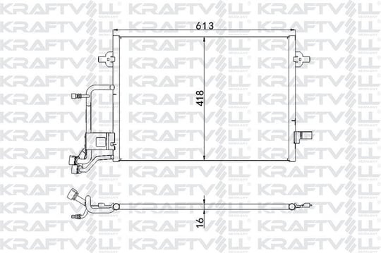 KLIMA RADYATORU AUDI A6 98>05 615x420x18