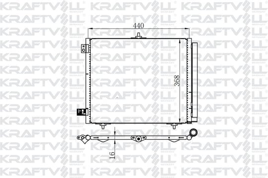 KLIMA RADYATORU C2 C3 C3 II C3 PLURIEL C3 III DS3 P208 P207 P1007 P2008 OLCU: (420×374×16)