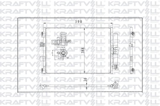 KLIMA RADYATORU FOCUS 14> C MAX 15> CONNECT 13> KUGA 16> 1.5-1.6TDCI-1.0 ECOBOOST