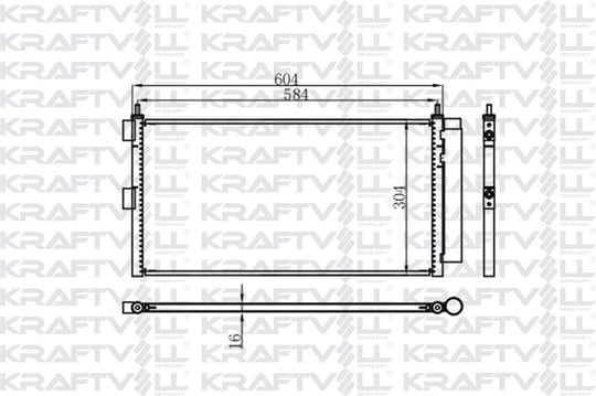 KLIMA RADYATORU (KONDANSER) DOBLO IDEA 1.3 MULTIJET / 1.9JTD 03>