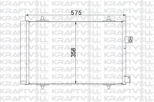 KLIMA RADYATORU (KONDANSER) P407 P508 C5 III 2008> DW10BTED4 (2.0 HDI 16V)