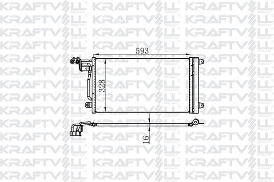 KLIMA RADYATORU KONDANSER POLO AUDI A1 1,0 / 1,2 / 1,4 / 2,0TFSI 1,4BENZ / 1,6TDI 09> (615×334×16)