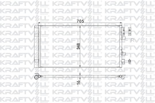 KLIMA RADYATORU (KONDANSER) RENAULT FLUENCE MEGANE III SCENIC III  GRAND SCENIC III 1.2 Tce 1.4 1.5 dCI 1.6