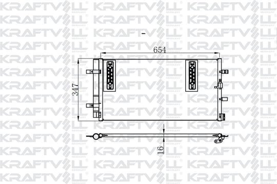 KLIMA RADYATORU KONDANSOR AUDI A4 1,8 TFSI 2,0TDI 08> 674×334×16  OTO/MEK SANZIMAN