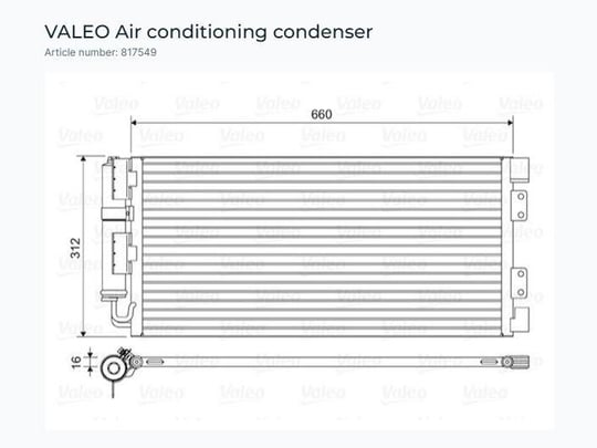 KLİMA RADYATÖRÜ LR FREE LANDER (01>03)