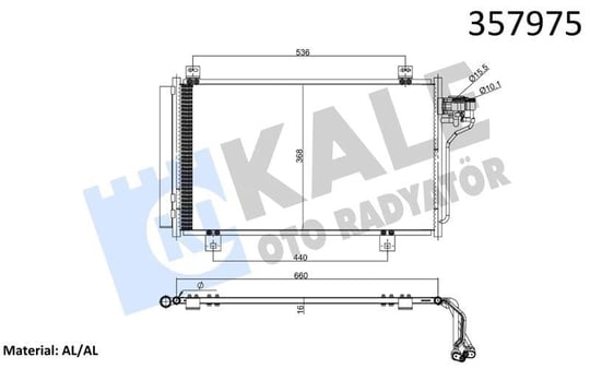 KLİMA RADYATÖRÜ MAZDA 3 / 6 AL/BRZ KURUTUCULU