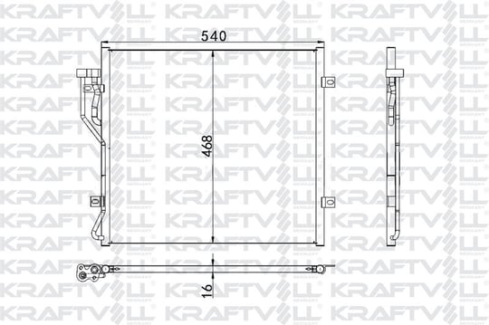 KLIMA RADYATORU (MEKANIK) JEEP CHEROKEE 01>12