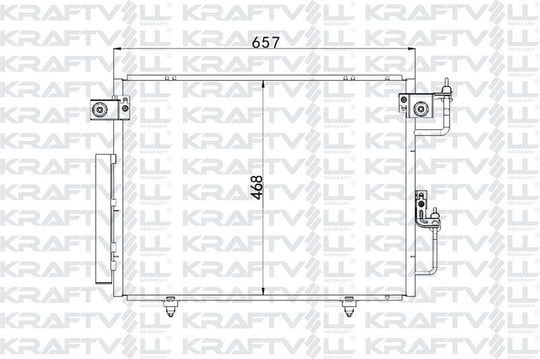 KLIMA RADYATORU MITSUBISHI PAJERO 00>06