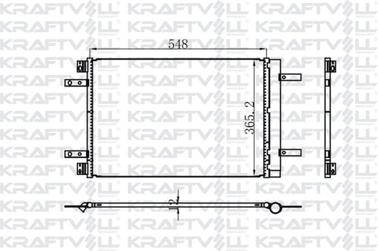 KLIMA RADYATORU P308 P3008 P508 P5008 PARTNER EXPERT TRAVELLER 1.5 1.6 2.0 BLUEHDI / COMBO E GRANLAN