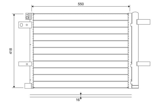 KLİMA RADYATÖRÜ PSA BERLINGO 3008 5008